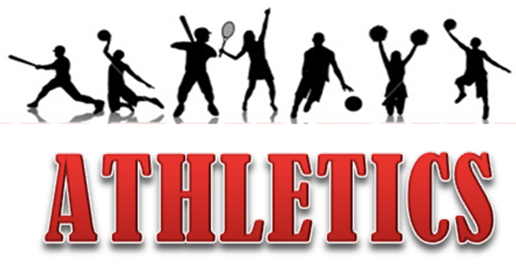 Athletics poster with silhouettes of various athletes